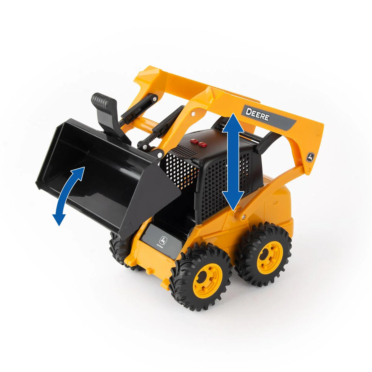 1/16 Big Farm Chevy Dually Quad Cab with Gooseneck Trailer and John Deere Skid Steer - Image 7