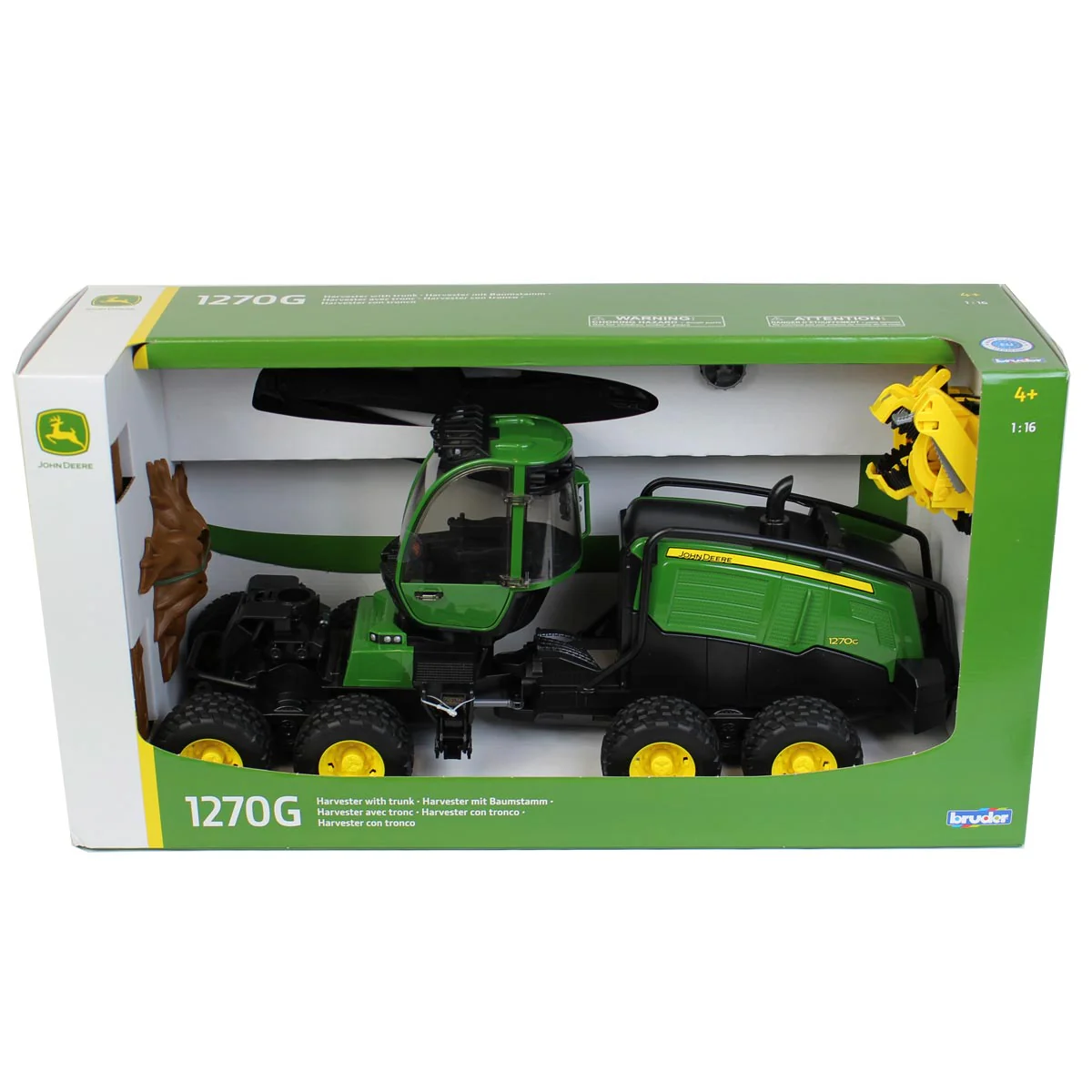 1/16 Bruder John Deere 1270G Tree Harvester with Trunk - Image 8