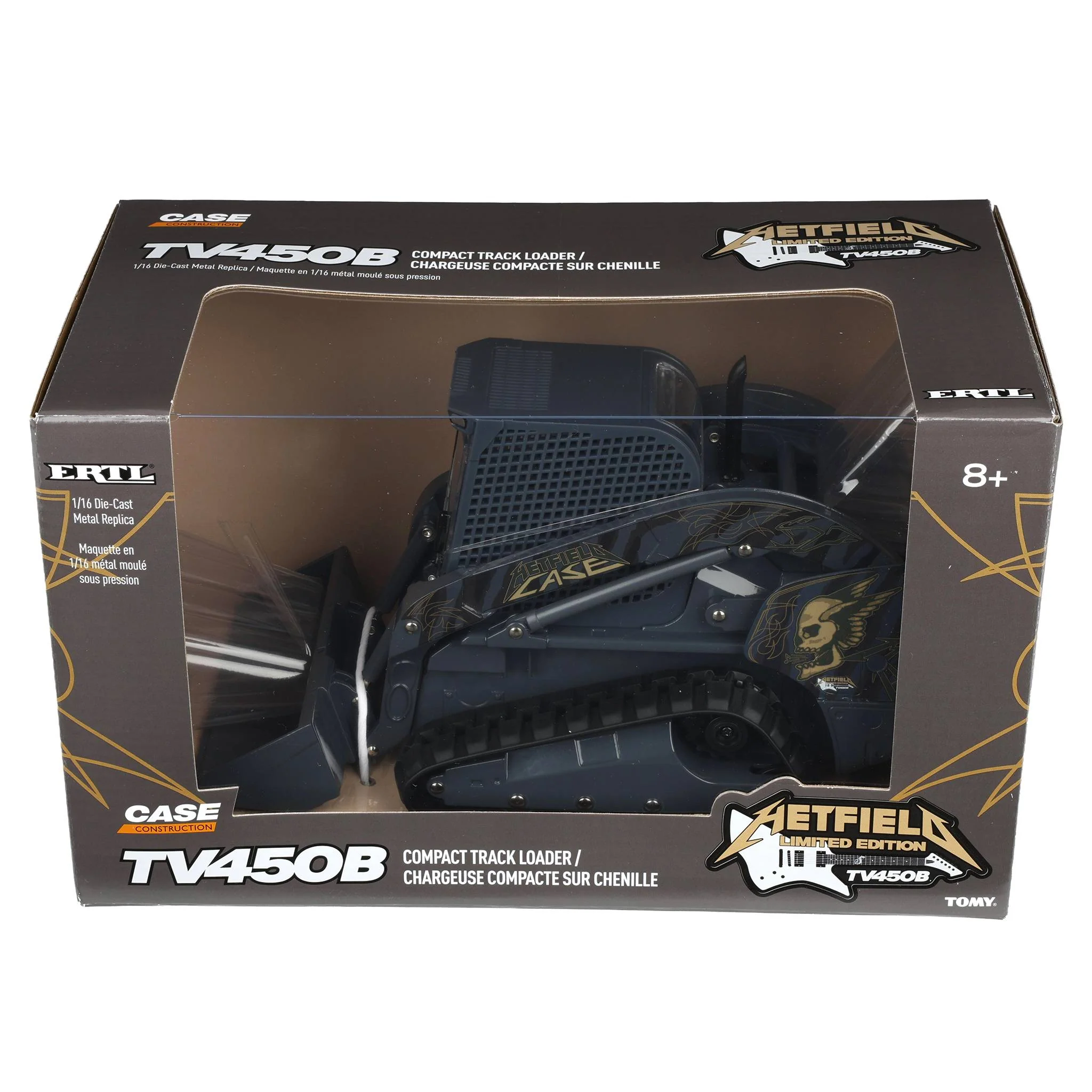 1/16 Case TV450B CLT Tracked Loader by ERTL, James Hetfield (Metallica) Limited Edition - Image 8