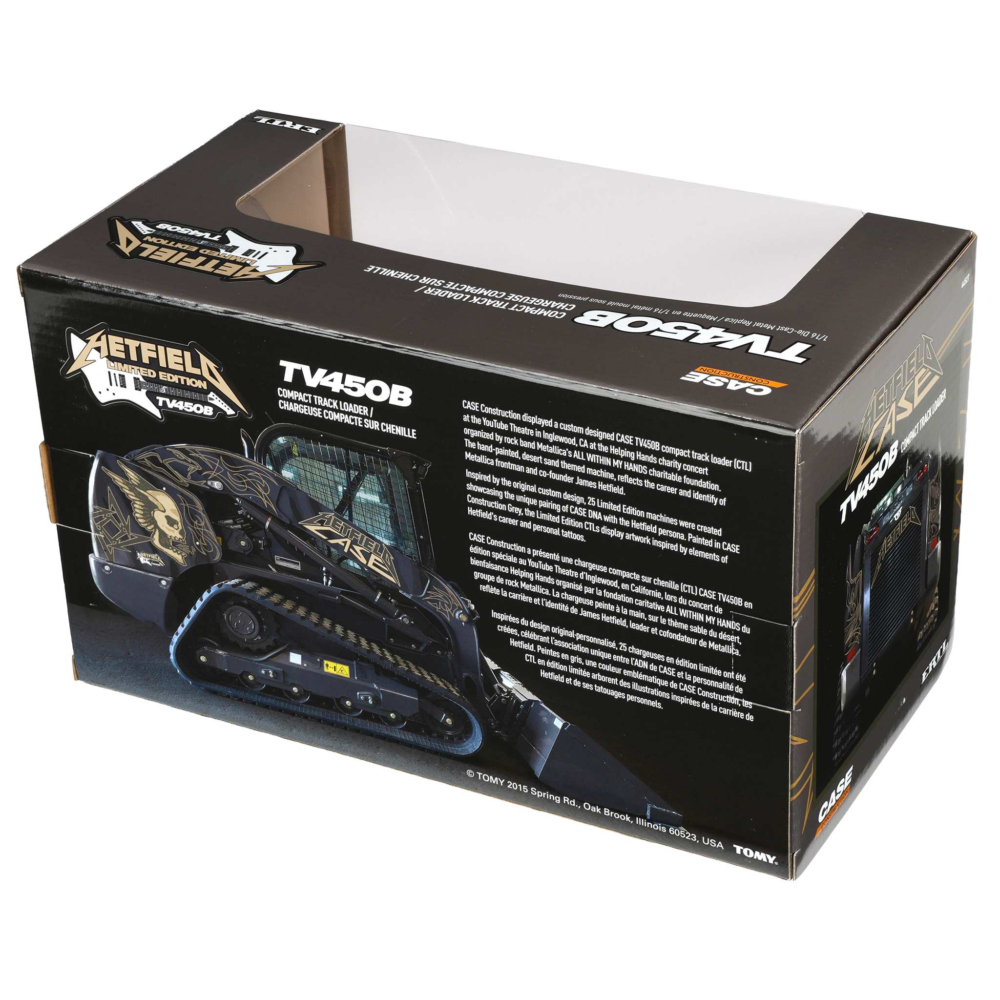 1/16 Case TV450B CLT Tracked Loader by ERTL, James Hetfield (Metallica) Limited Edition - Image 9