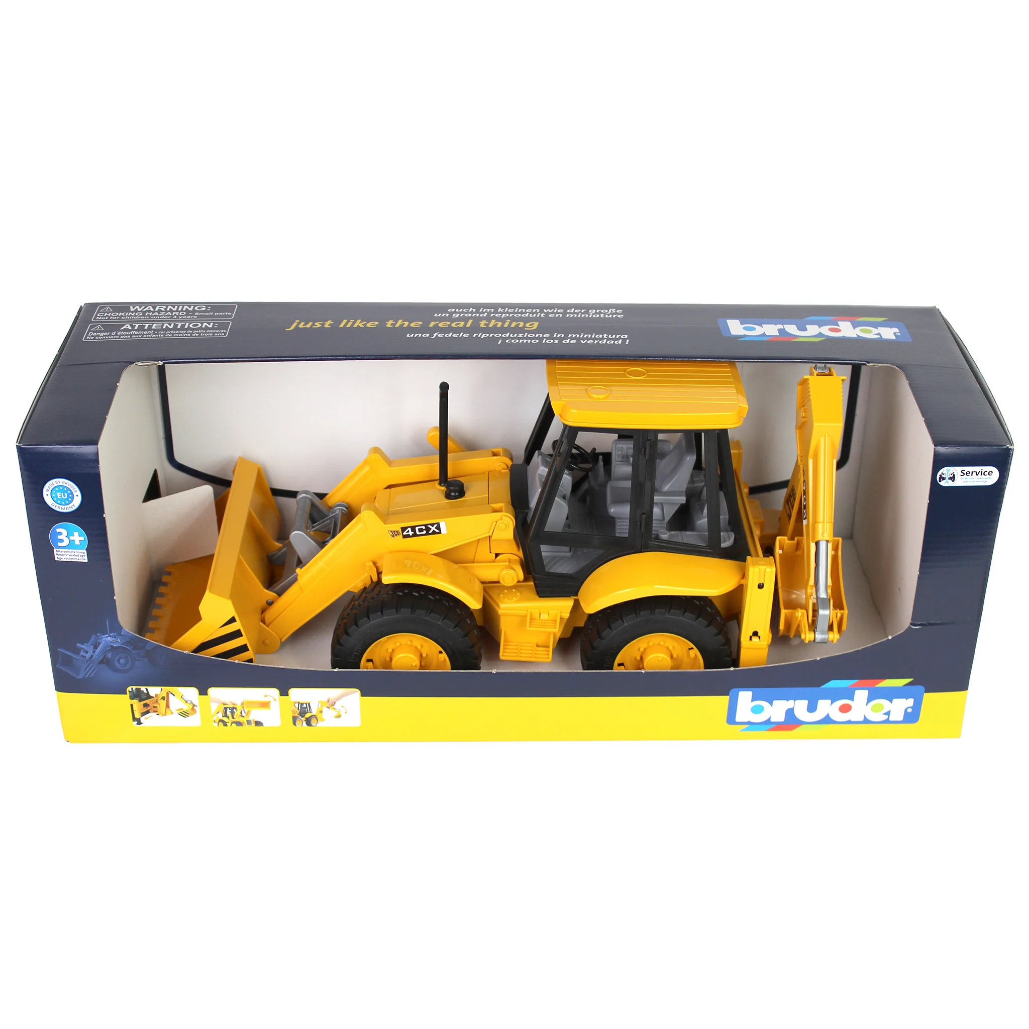 1/16 JCB 4CX Loader with Backhoe by Bruder - Image 6