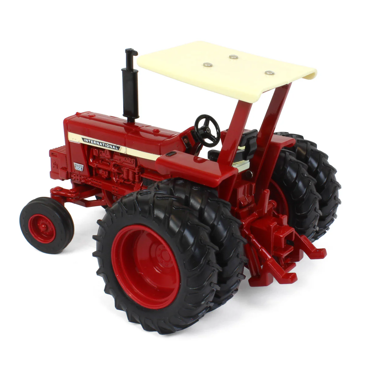 1/32 IH Farmall 856 Tractor with Wide Front, Duals, ROPS & Canopy by ERTL - Image 4