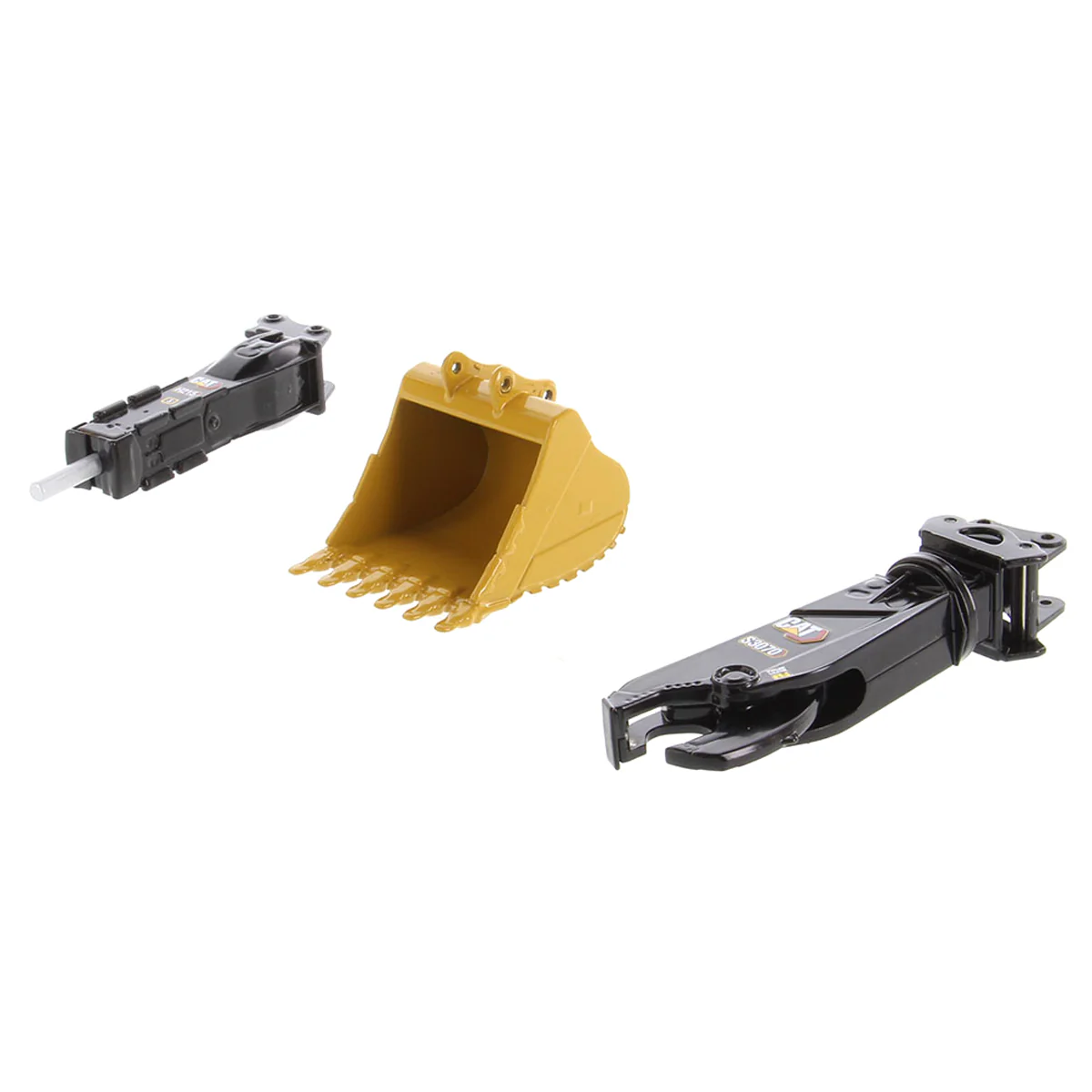 1/50 CAT 395 Next Generation Hydraulic Excavator (General Purpose Version) with Bucket, Hammer & Shear by Diecast Masters - Image 11