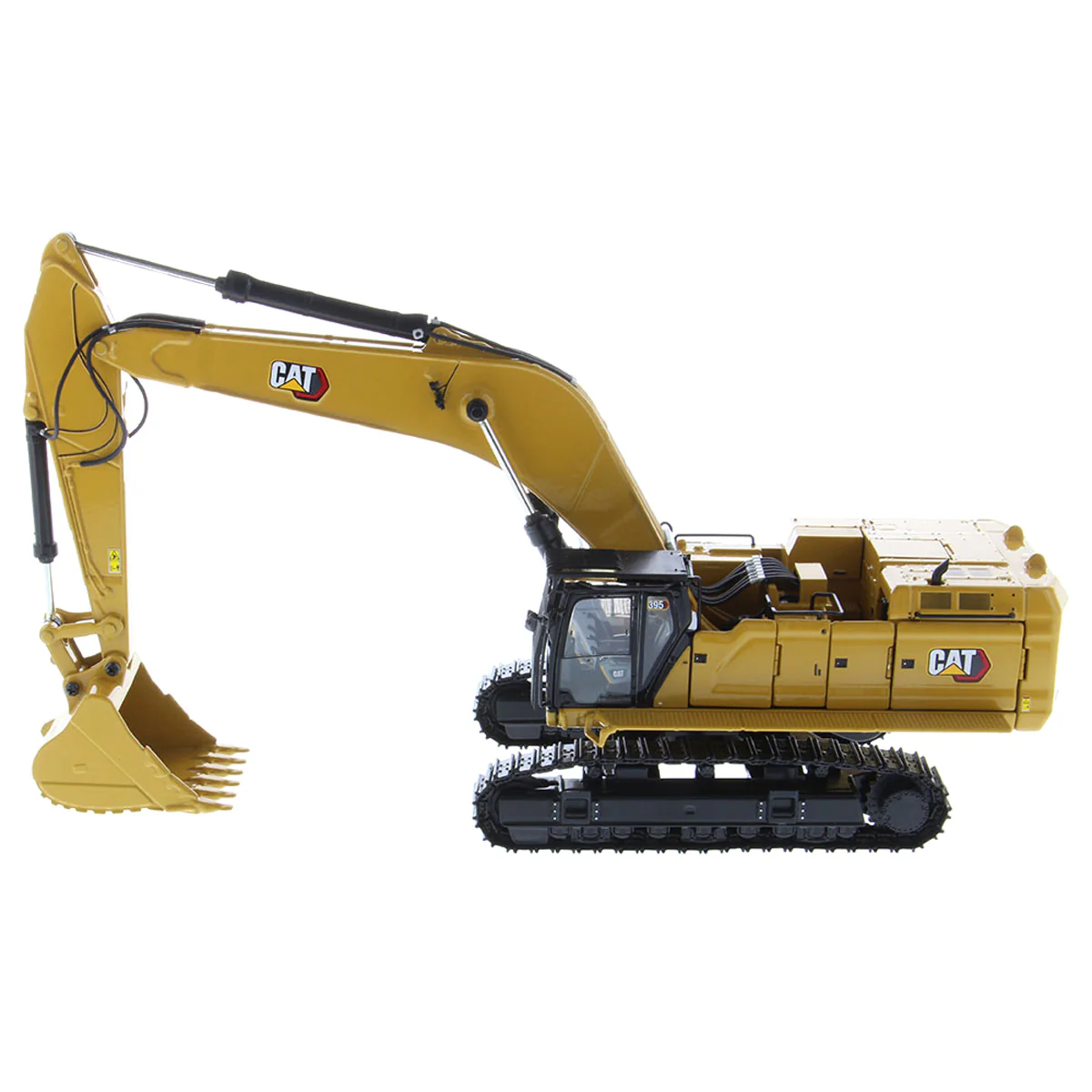 1/50 CAT 395 Next Generation Hydraulic Excavator (General Purpose Version) with Bucket, Hammer & Shear by Diecast Masters - Image 4
