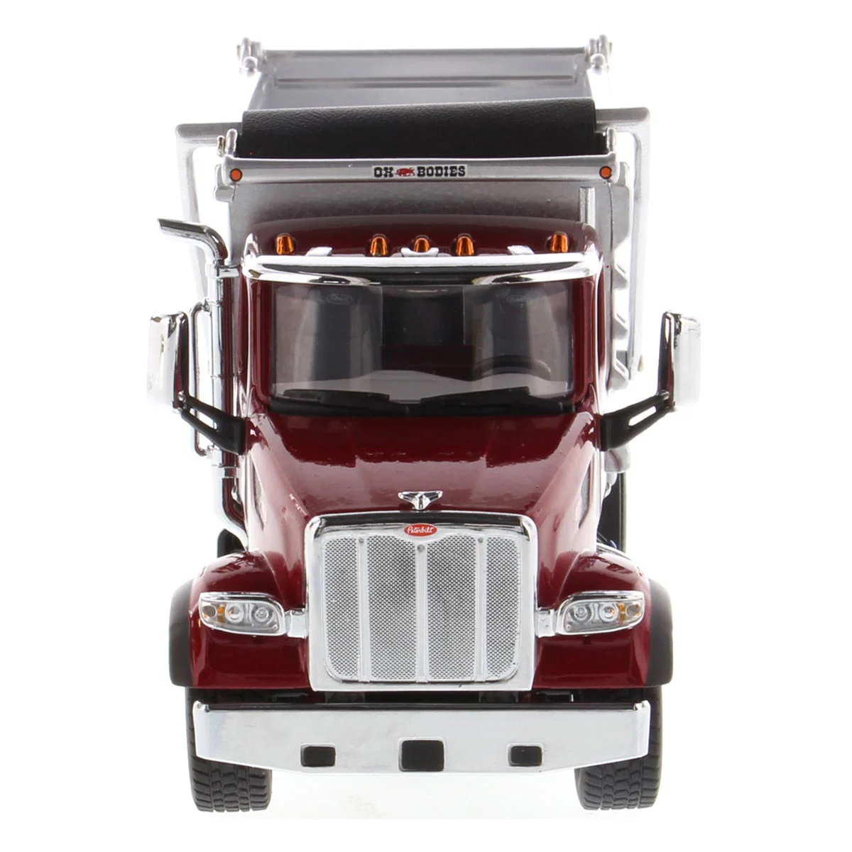 1/50 Peterbilt Model 567 SFFA Tandem Axle Dump Truck with Pusher Axle by Diecast Masters - Image 5