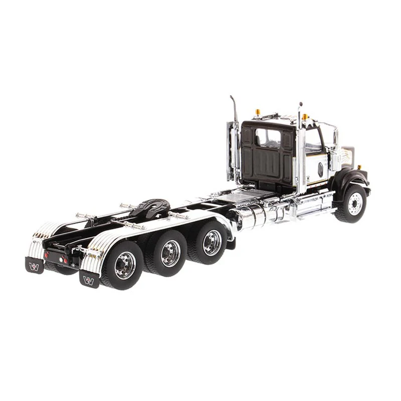 1/50 Western Star 4900 SFFA Tridem Day Cab, Black & White, Diecast Masters Transport Series - Image 3