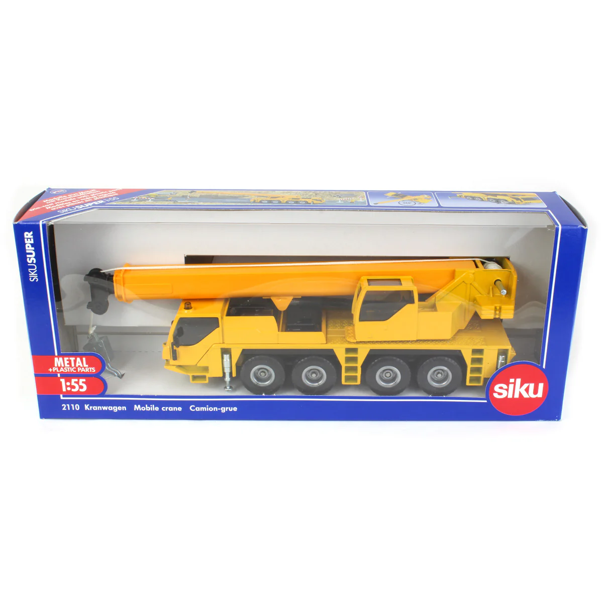 1/55 Yellow Mobile Crane by SIKU - Image 7