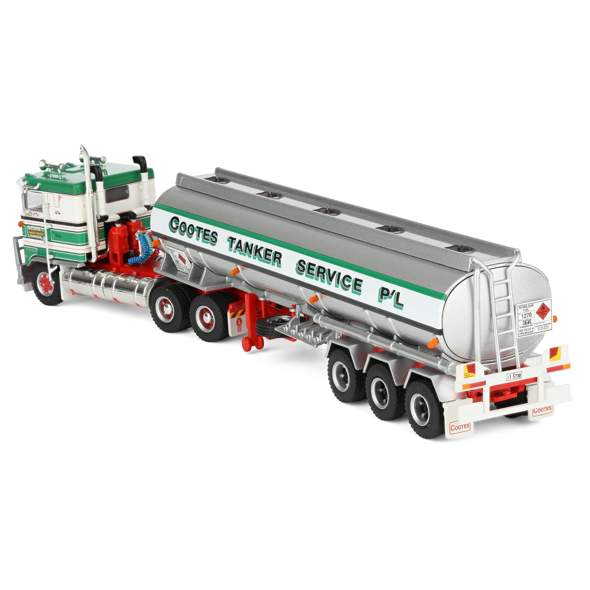 1/64 Cootes Tanker Service Semi Truck with Tanker Trailer by Highway Replicas - Image 4