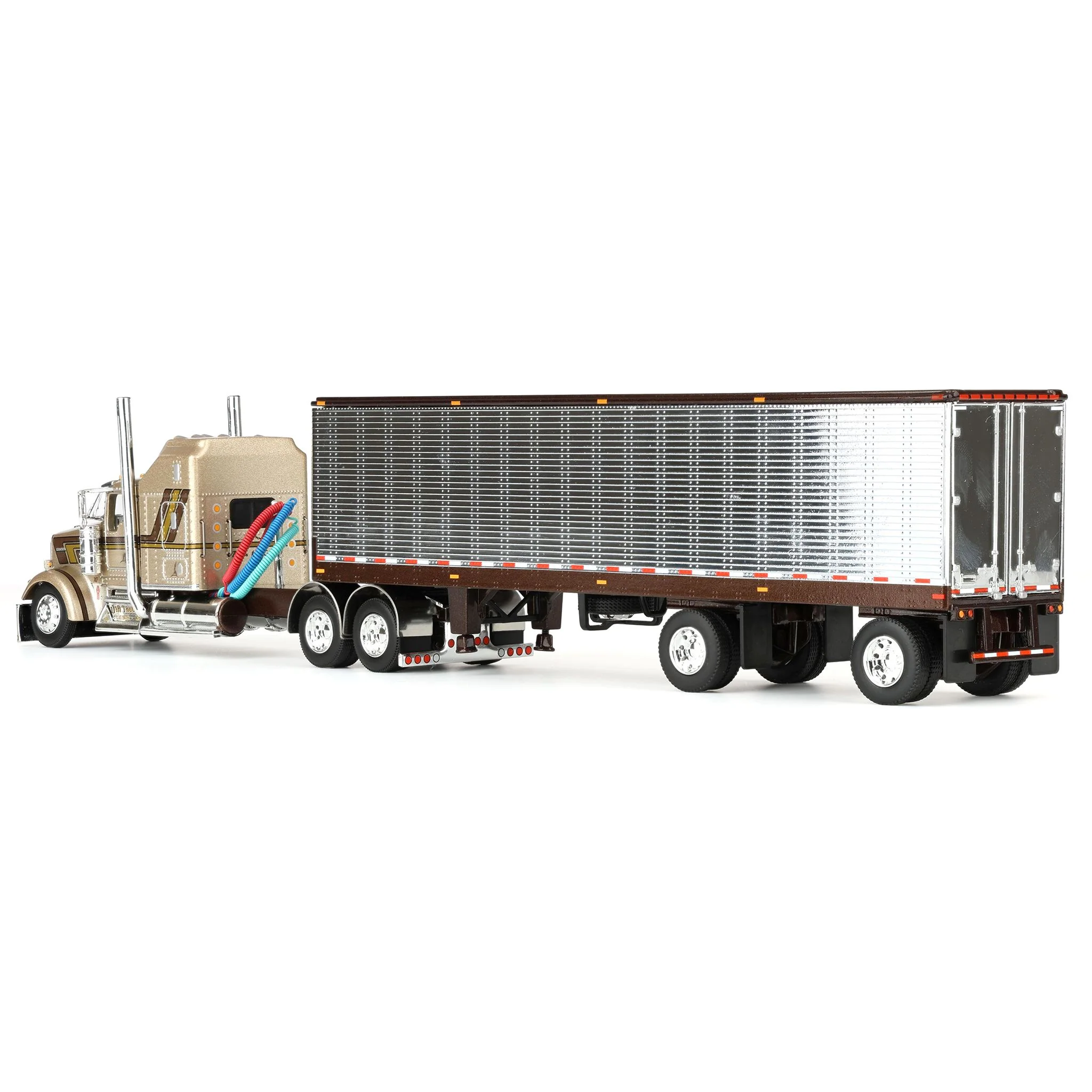 1/64 Kenworth W900L with 40ft Vintage Trailer, Red's Favorites #1: Jason Sanders, DCP by First Gear - Image 4