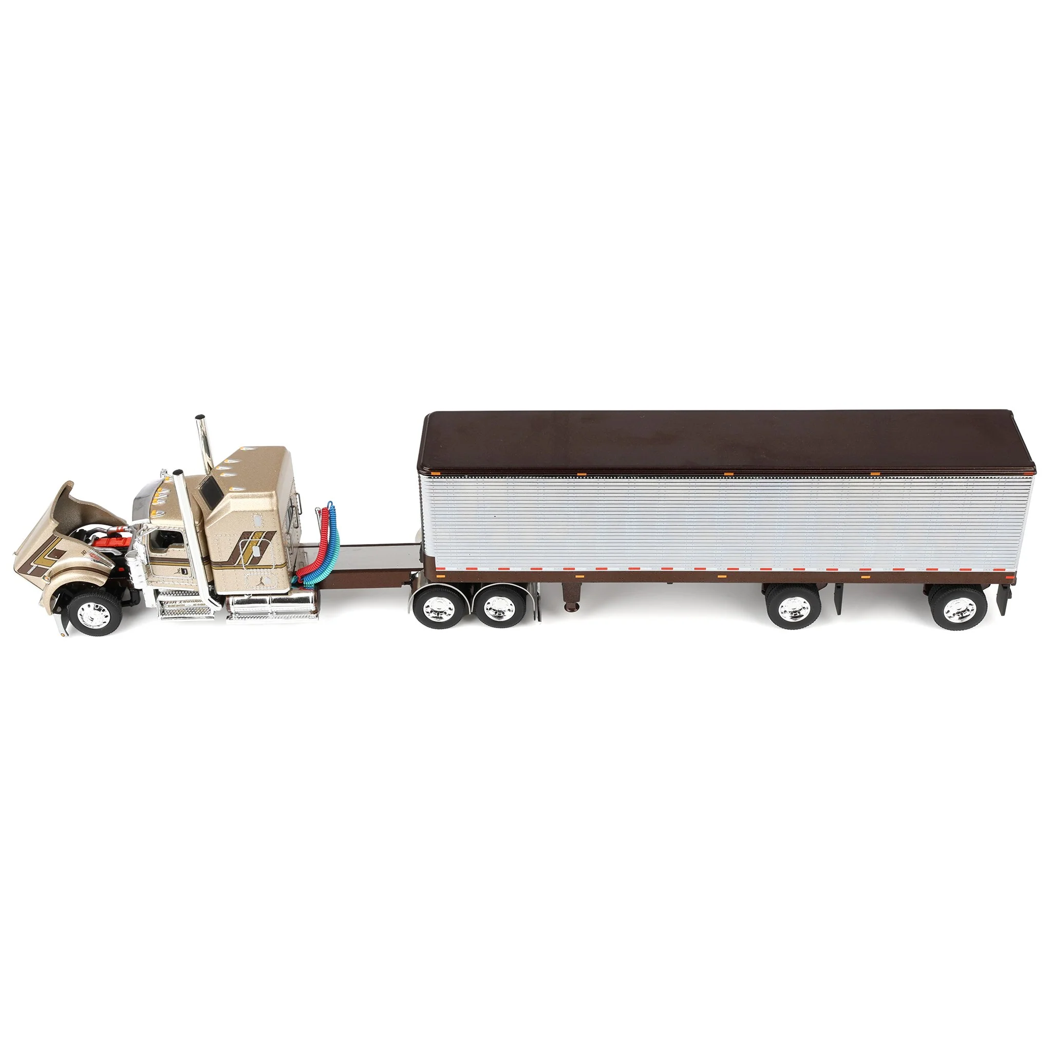 1/64 Kenworth W900L with 40ft Vintage Trailer, Red's Favorites #1: Jason Sanders, DCP by First Gear - Image 5