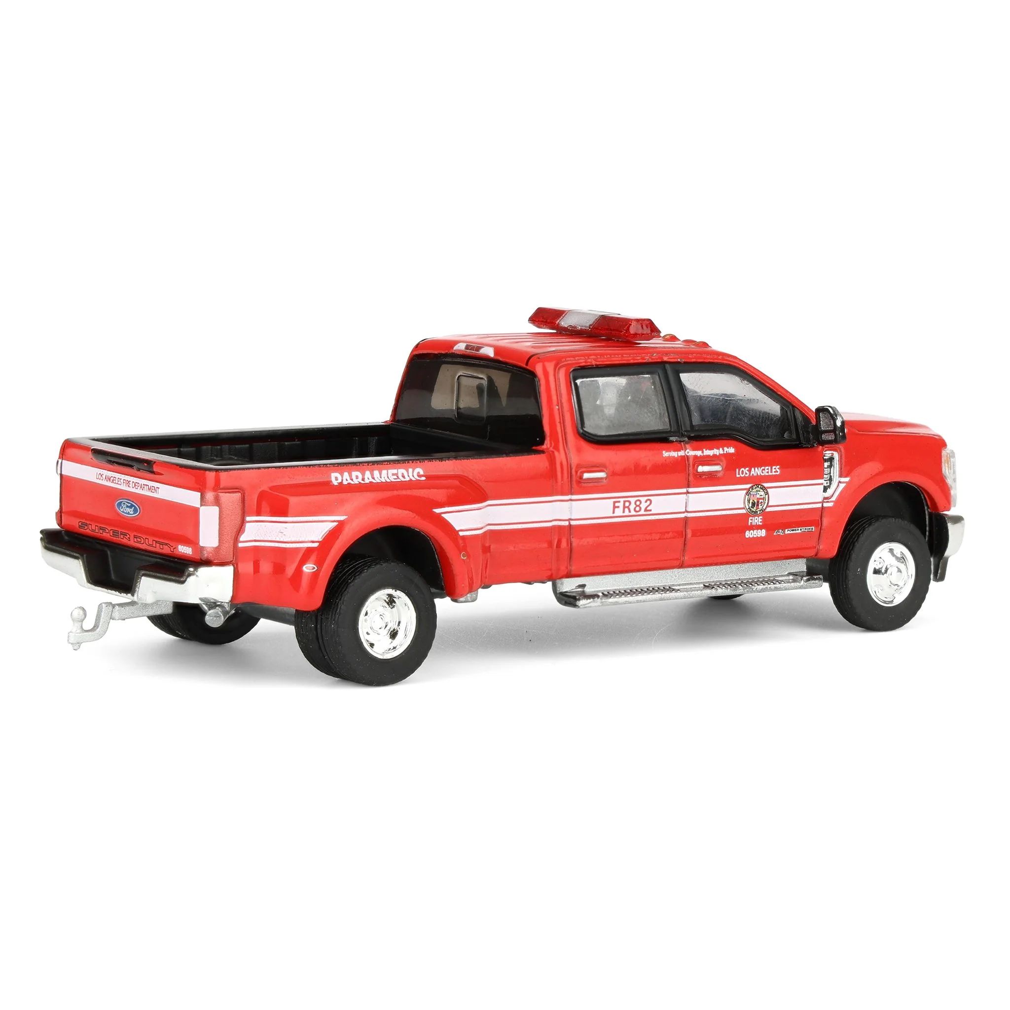 1/64 2018 Ford F-350, Los Angeles Fire Department, Fire & Rescue Series 5 - Image 3