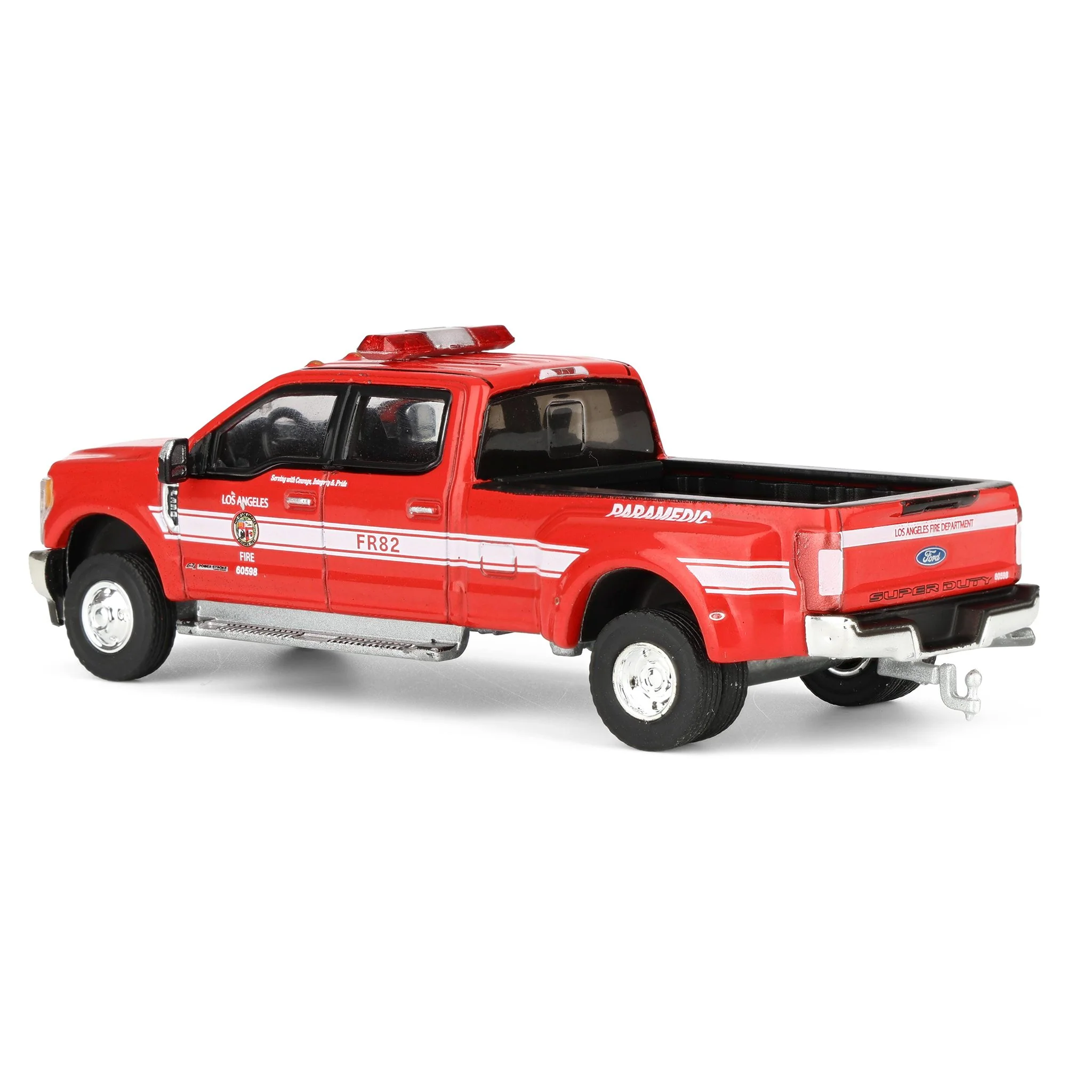 1/64 2018 Ford F-350, Los Angeles Fire Department, Fire & Rescue Series 5 - Image 4