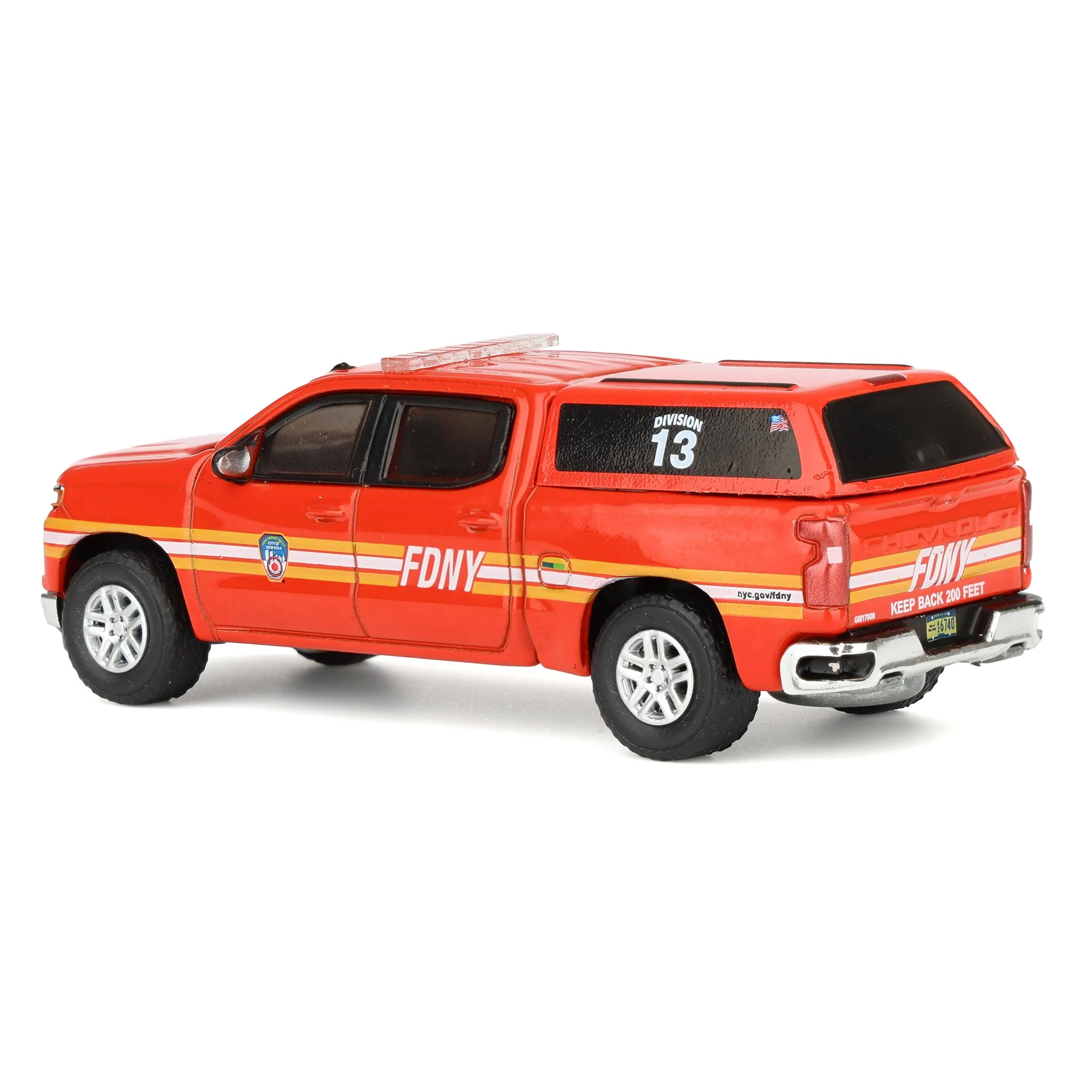 1/64 2023 Chevrolet Silverado, FDNY, Fire & Rescue Series 5 - Image 4